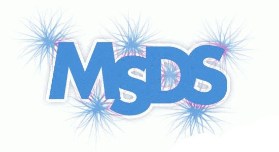 How much is the MSDS certification of toner and how long does it take for MSDS certification